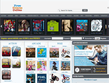 Tablet Screenshot of freegamesonline.com