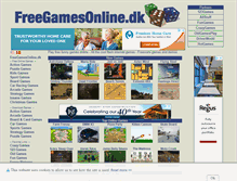 Tablet Screenshot of freegamesonline.dk